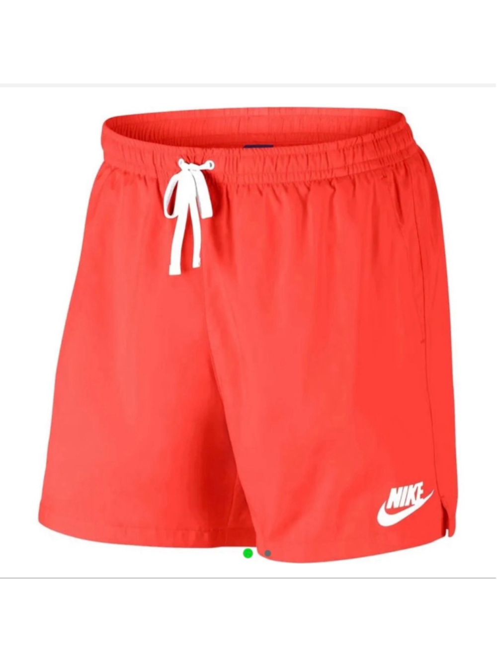 NIKE SHORTS NSW WOVEN FLOW RUSH CORAL/WHITE Mens size large